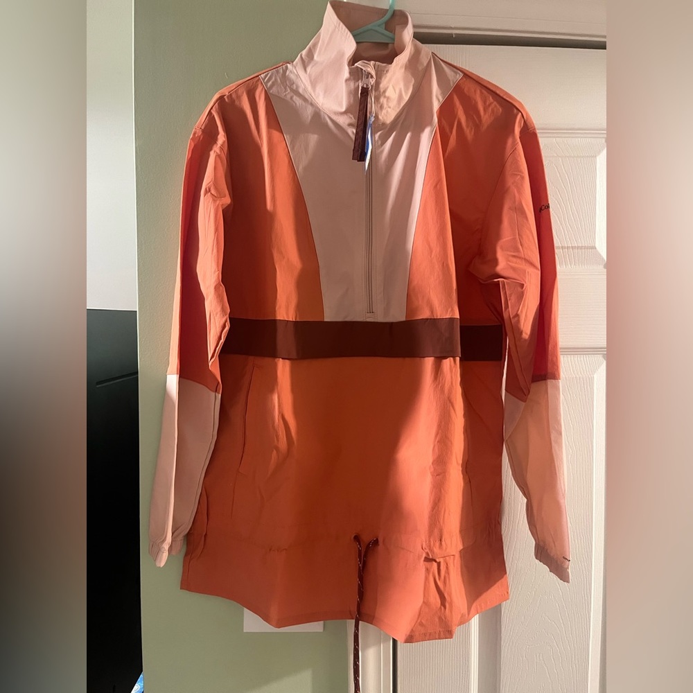 NWT Woman’s Columbia 1/4 Zip Rain Jacket
